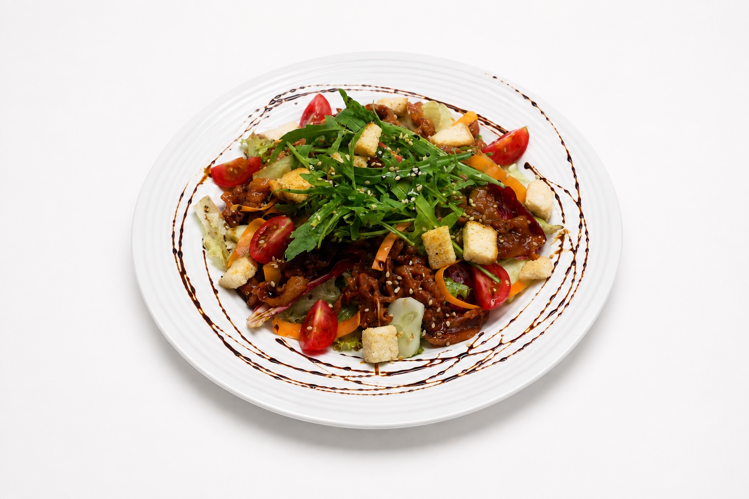 Salad bò nướng BBQ