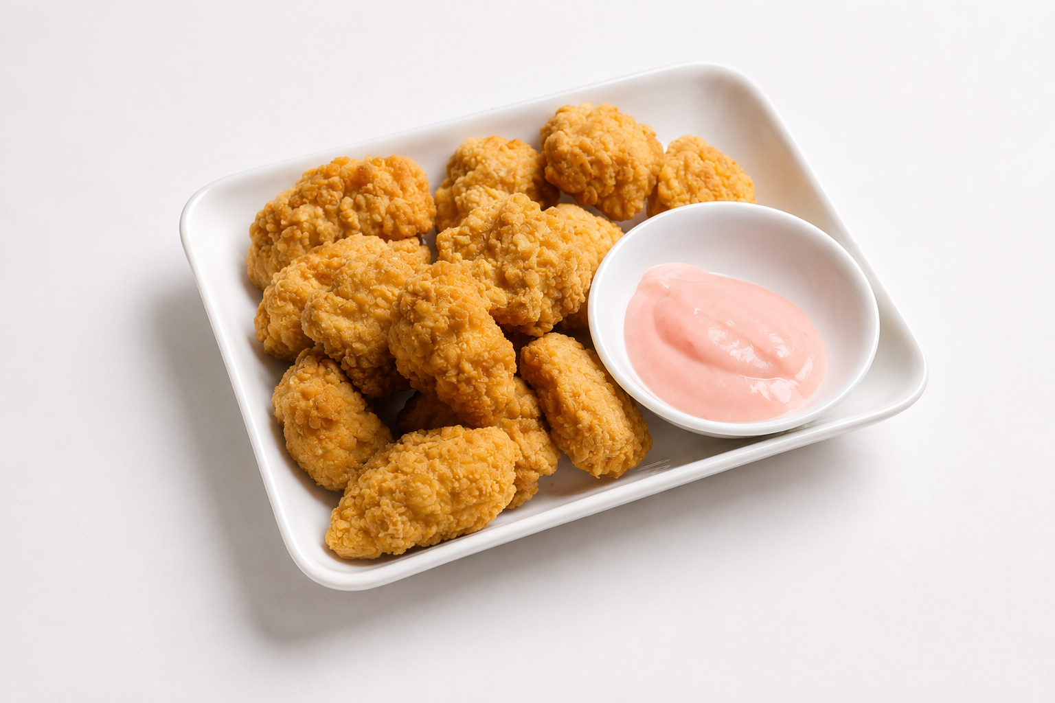 Gà Karaage chiên giòn với sốt cocktail